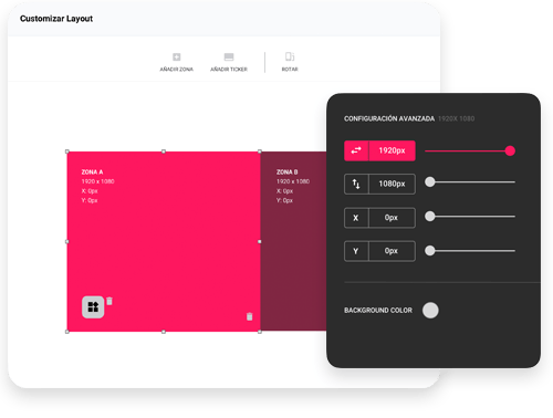 configurateur de zones
